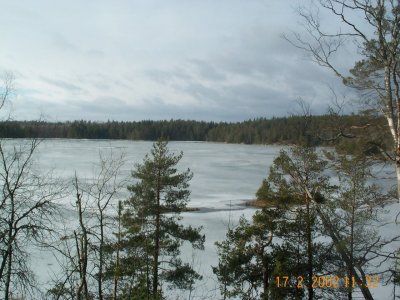 Vinter vid Stensjön